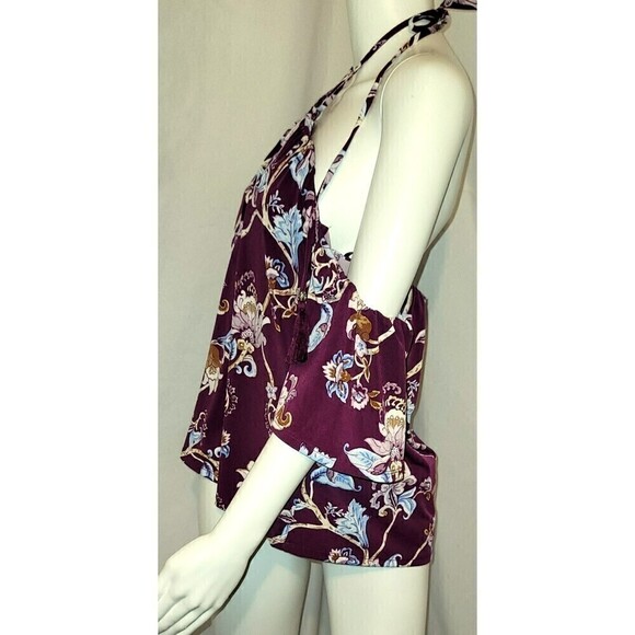 White House Black Market Floral Cold Shoulder - Size 10 - Picture 3 of 9